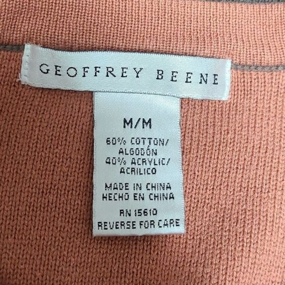 Geoffrey Beene mens long sleeve sweater top size medium - Picture 3 of 5